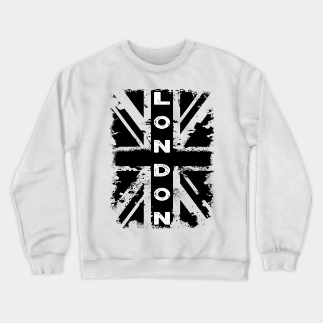 London Grunge Crewneck Sweatshirt by CRD Branding